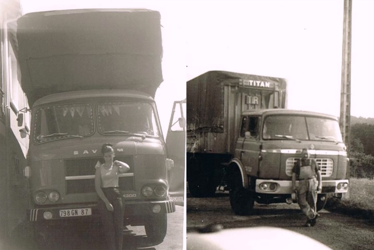 Vieux camions Roulaud, transport routier depuis 1951